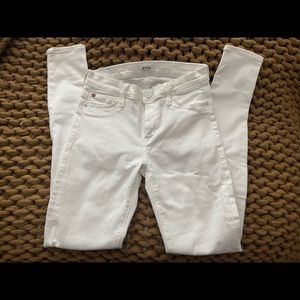 Hudson white jeans size 26